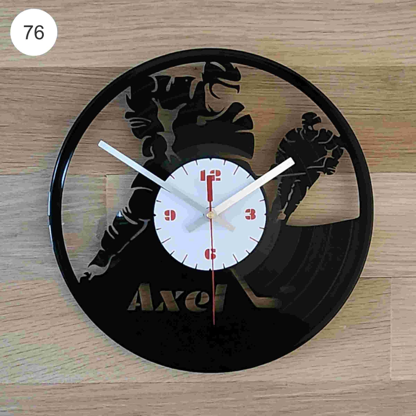 HORLOGE HOCKEY PRÉNOM PERSONALISÉ