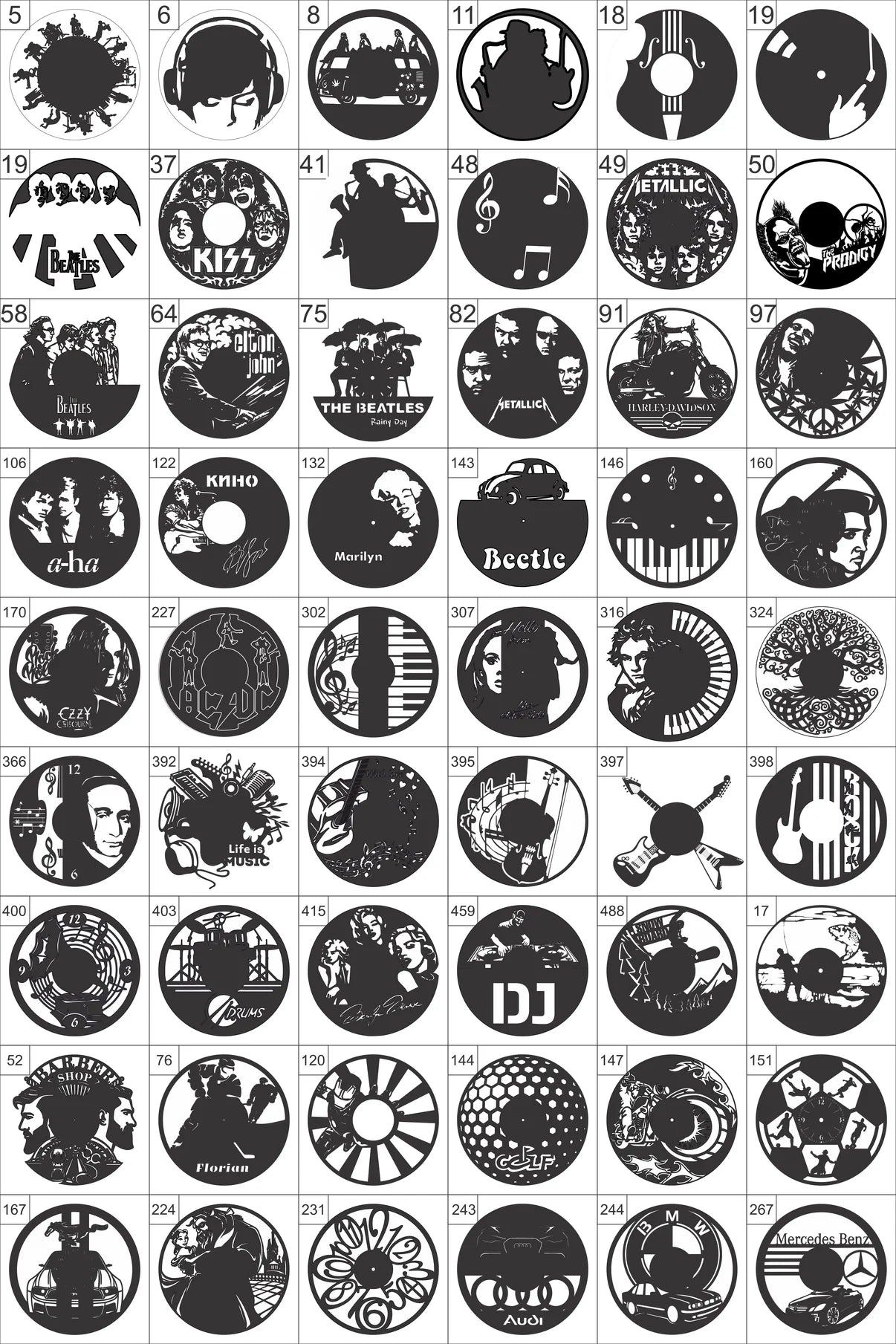 HORLOGE MUSICIEN