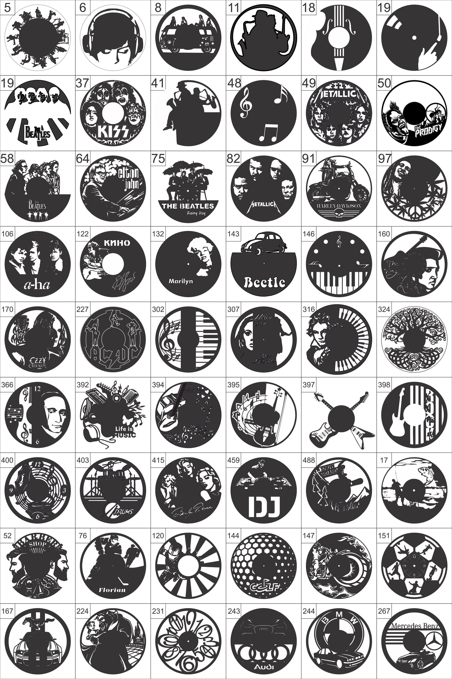 HORLOGE  THE BEATLES