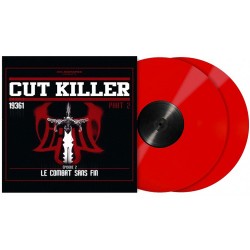 CUT KILLER "IAM" LE COMBAT SANS FIN ÉPISODE 2 DOUBLE VINYLE ROUGE