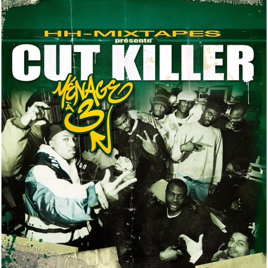 CUT KILLER "MÉNAGE À 3" DOUBLE VINYLE