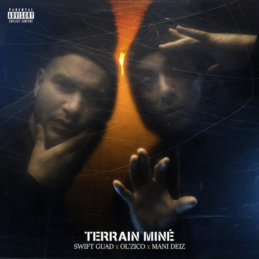 SWIFT GUAD X OL ZICO X MANI DEIZ " TERRAIN MINÉ " VINYLE TRANSPARENT NUMÉROTÉ